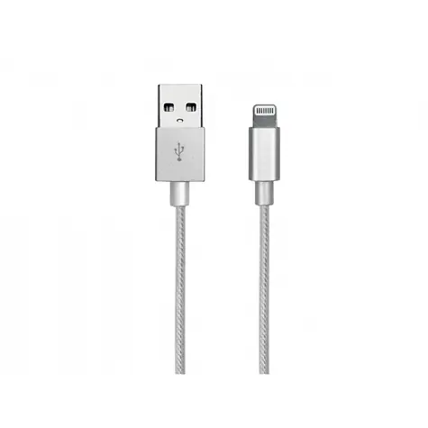 SBS Mini Datový kabel Apple Lightning MFI 12cm bílá