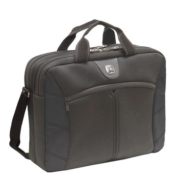 WENGER Sherpa tenká dvojitá brašna na notebook 16" černá
