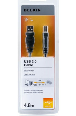 Belkin USB 2.0 kabel A-B propojovací 4.8m / řada standard