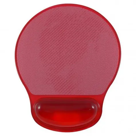 Ergonomická podložka pod myš / gelová / červená