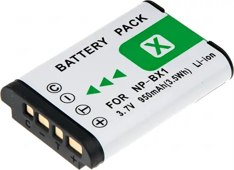 T6 Power Baterie Sony NP-BX1 / 1080mAh / šedá