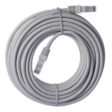 EMOS Patch kabel UTP CAT 5e 10m šedá / AWG26 / PVC 