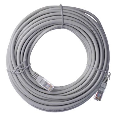 EMOS Patch kabel UTP CAT 5e 15m šedá / AWG26 / PVC 