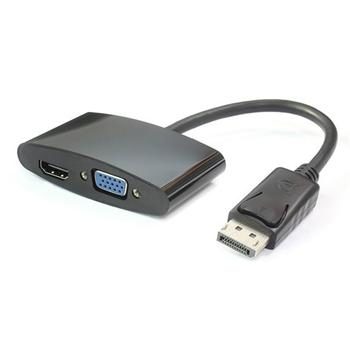 PremiumCord adaptér DisplayPort - HDMI + VGA / FULL HD 1080p / 4K*2K@30Hz