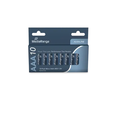 MediaRange Premium baterie micro AAA 1.5V Alkalické 10ks 