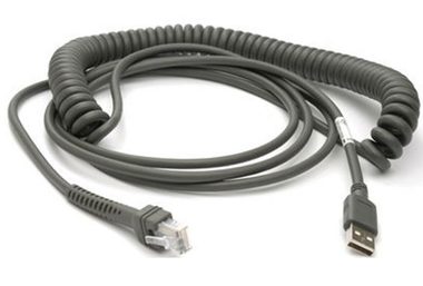 ZEBRA USB kabel (CBA-U09-C15ZAR) / kroucený / 4.5m