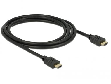 Delock kabel High Speed HDMI s Ethernetem – HDMI A samec > HDMI A samec 2 m
