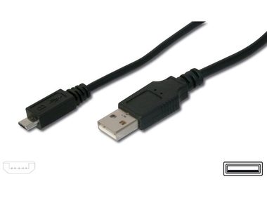 PremiumCord Kabel micro USB 2.0 (A-B) 0.75m / kabel navržený pro rychlé nabíjení