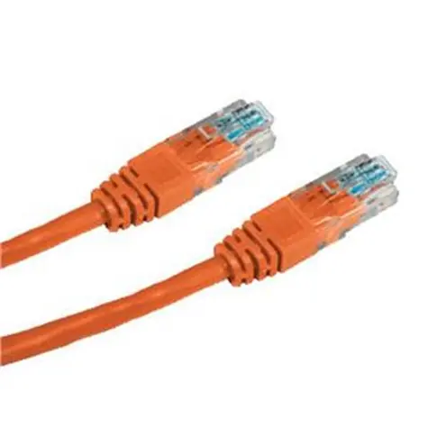 DATACOM Patch kabel UTP CAT5E 0.5m oranžový