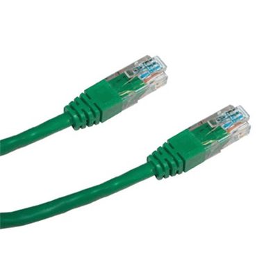 DATACOM Patch kabel UTP CAT5E 1.5m zelený