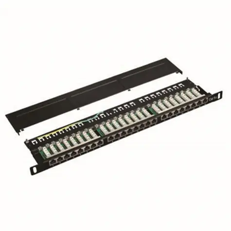 DATACOM Patch panel 19" STP 24 port / CAT5E / LSA 0.5U