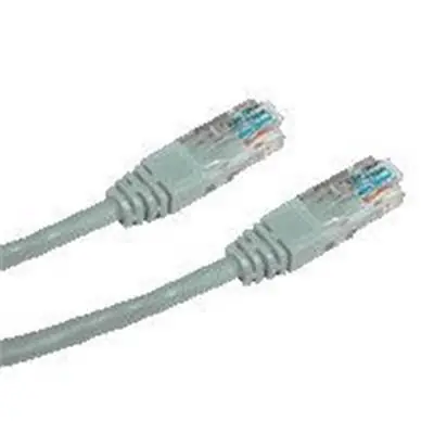 DATACOM Patch kabel 3m / UTP / CAT5E / RJ45 / šedý