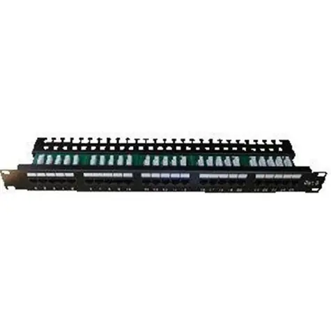 DATACOM Patch panel ISDN 25p. / 1U / Integrovaný / BLACK / 19"