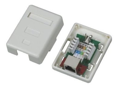 DATACOM STP jednozásuvka nad omítku / CAT5E / 1 x RJ45