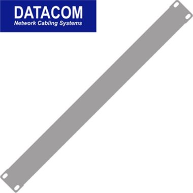 DATACOM Záslepka / 1U / do 19" racku / šedá