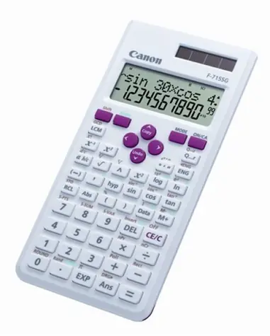 Canon kalkulačka vědecká F-715SG WHITE & MAGENTA