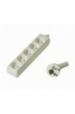 PremiumCord prodlužovací přívod / 230V / 10m / 5 zásuvek