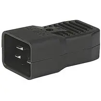 PremiumCord konektor IEC C20, 16A, černý / male