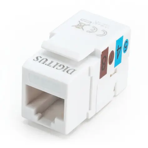 Digitus Modular Jack, RJ45, CAT6, nestíněný, LSA, RJ45 F