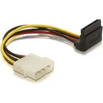 Power Adapter Molex 4-pin samice na 1x SATA 15-pin lomený