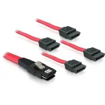 DeLock kabel SAS mini 36-pin / 4x SATA 100 cm