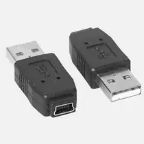 DeLock adaptér USB A/samec na USB mini B/samice