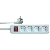 Prodlužovací šňůra P1415C - 4 zásuvky, 5m, s vypínačem