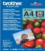 Brother fotopapír BP71GA4, 20 listů, A4, Premium Glossy, 260g