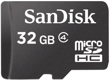 SanDisk micro SDHC karta 32GB bez adaptéru