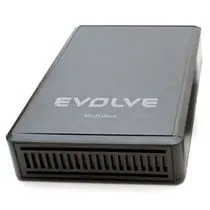 EVOLVE MultiBox - 5,25" externí box (USB 2.0, podpora SATA 3,5" HDD/CD/DVD/BD ROM, aluminium)