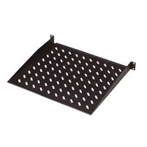 DIGITUS 19" pevná police 1U,černá, nosnost 15kg hl. 25 cm