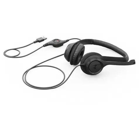 Logitech Headset H390 / USB / stereo sluchátka s mikrofonem