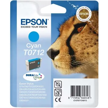 Epson T0713 originální cartridge / 5.5 ml / Modrá