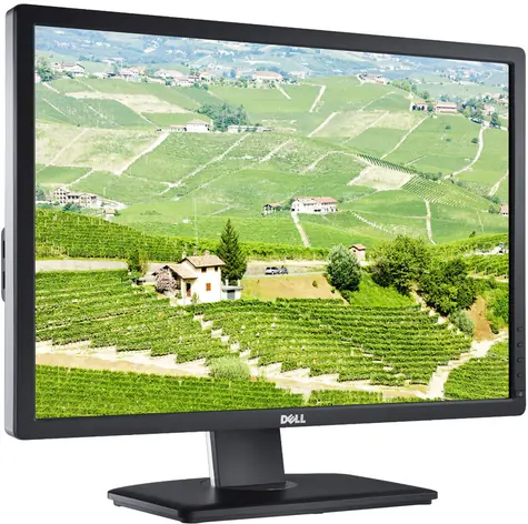 24" DELL U2412M UltraSharp černá / LED / 1920x1200 / IPS / 16:10 / 8ms / 1000:1 / 300cd-m2 / VGA+DVI+DP / 3YNBD
