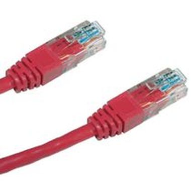 PremiumCord Patch kabel UTP RJ45-RJ45 CAT6 10m červená