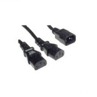 OEM Kabel síťový 220V 2m prodlužovací Y M-2xF