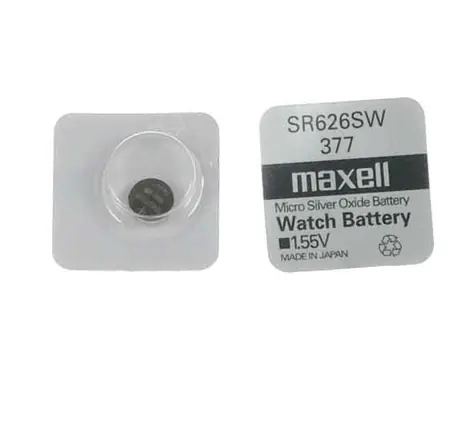 Knoflíková baterie 377 Maxell - Silver Oxid (SR66, SR626SW)