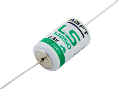 SAFT LS14250 1/2AA lithiový článek 3.6V 1200mAh s drátovými vývody
