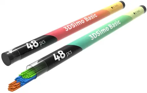 3DSimo Basic Filament PCL3 (zelená & modrá & hnědá)