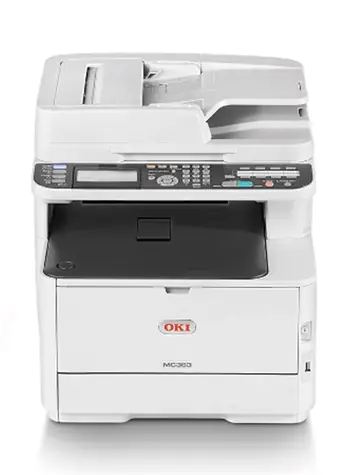 OKI MC363dnw / multifunkční tiskárna / A4 / 30 & 26 ppm / ProQ2400dpi / PCL/PS / RADF / 1GB RAM / USB 2.0+LAN+WIFI 