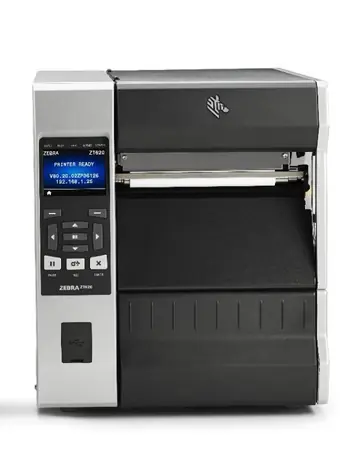 ZEBRA ZT620 300dpi BT šedá / TT / Tiskárna samolepicích štítků / 300dpi / USB+RS-232+LAN+BT 