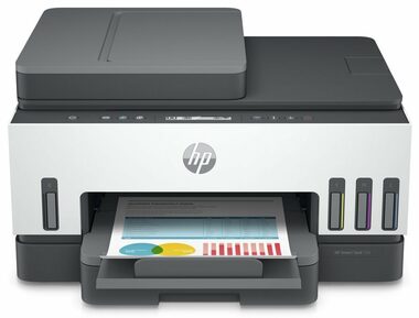 HP Smart Tank 750 / multifunkční tiskárna / A4 / skener / kopírka / tisk / 4800x1200dpi / USB / WiFi / BT / LAN / ADF