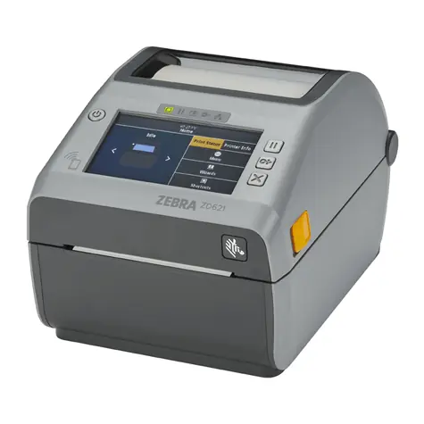 ZEBRA ZD621d 203dpi linerless cutter šedá / DT / Tiskárna samolepicích štítků / 203dpi / USB+BT+RS232+LAN / řezačka