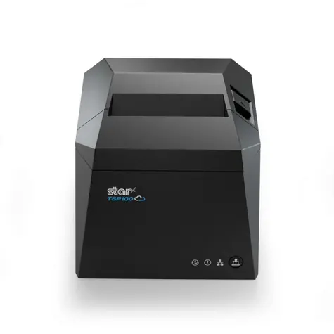 STAR Micronics TSP100IV šedá / Pokladní termotiskárna / USB-C & LAN / řezačka / zdroj