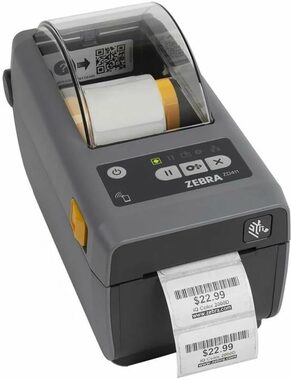 ZEBRA ZD411 DT 203dpi BT šedá / DT / Tiskárna štítků / 203dpi / USB / BT