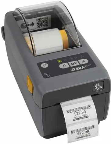 ZEBRA ZD411 TT 203dpi LAN šedá / TT / Tiskárna samolepicích štítků / 203dpi / USB & BT & LAN