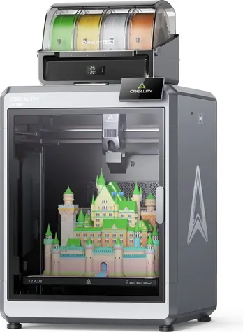 Creality K2 Plus Combo / 3D tiskárna + CFS Kit / vrstva 0.05-0.3mm / rychlost 600mm/s  / dot. Displej / Wi-Fi