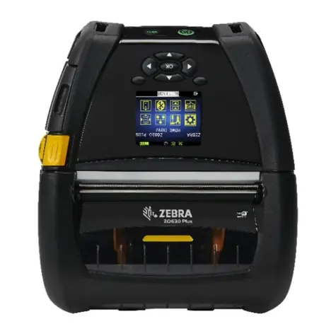 ZEBRA ZQ630 Plus (ZQ63-AUXAE14-00) / DT / Mobilní termotiskárna / 203dpi / BT / Wi-Fi / Displej / LTS / 6600mAh / černá