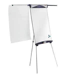 NOBO SHARK Flipchart tabule magnetická plocha / 68.5 x 100 cm / vysouvací magnetická ramena