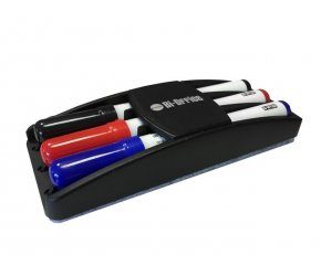 OEM Basic Set sada 3 popisovačů na bílé tabule ve stěrce na bílé povrchy